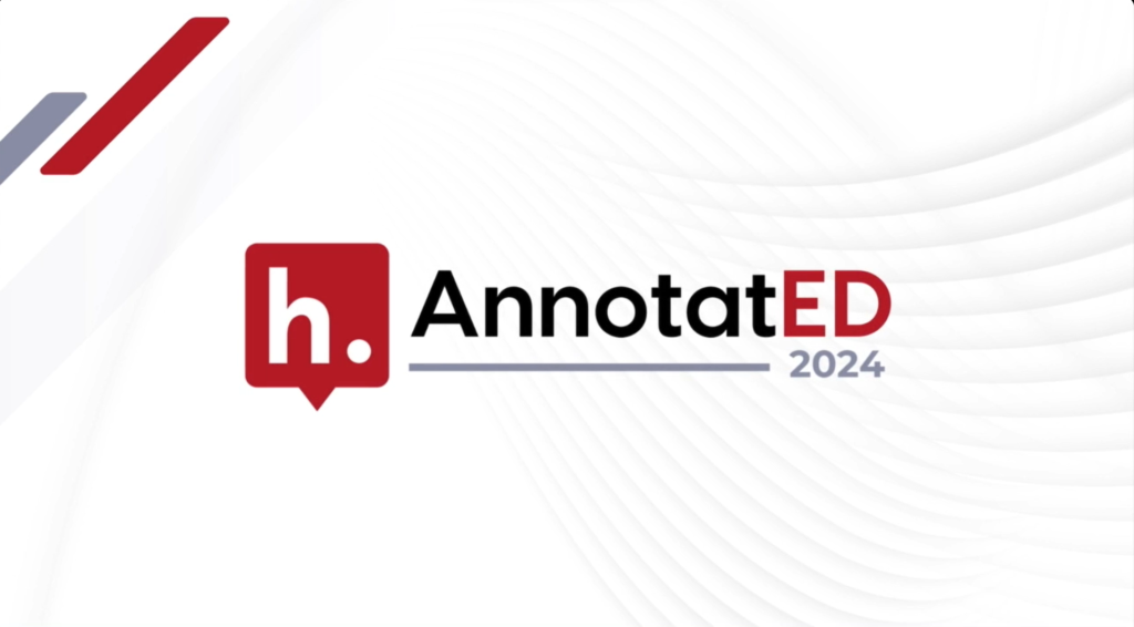 Hypothesis to host free, virtual conference on social annotation: AnnotatED 2024