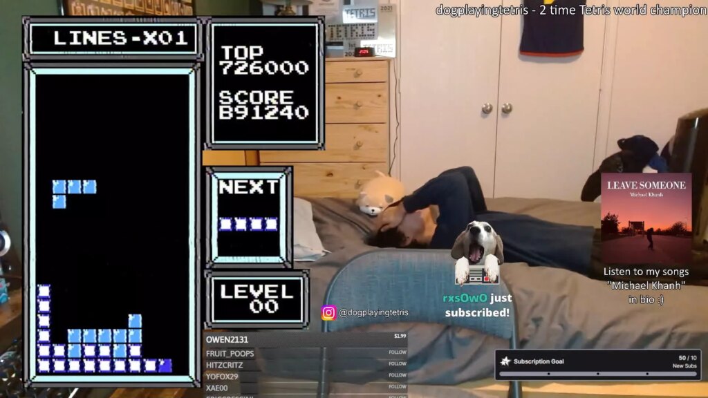 Teen becomes first Tetris player to loop back around to beginning, achieving record score